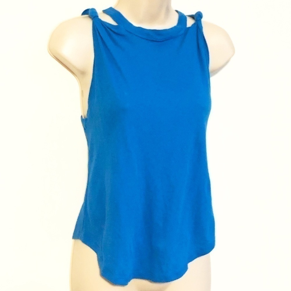 We The Free People blue pullover tank top small